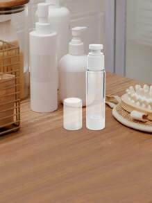 1pc Lotion Dispenser Travel Pump Bottle, Vacuum-Sealed Portable Small Containers, 30ml/50ml/100ml, Suitable For Travel & Business Trip