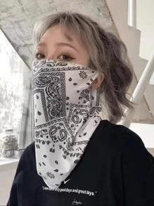 Protector facial unisex con protección UV, con aro para la oreja, que cubre toda la cara y el cuello, adecuado para conducir, para el verano