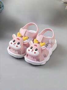 Children's Pearl Heart Sandals Roman Cross Girls 2025 Korean Style All-Matching Fashionable Western-Style Anti-Slip Soft-Sole Sandals