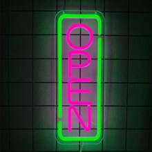 Open Neon Sign, Open LED Neon Light For Wall Decoration, USB Powered Bar Neon Night Light, Open Commercial Lighting Sign, Suitable For Bars, Pubs, Cafes, Shops, Parties, Clubs, Business Decoration,USB Power Supply Can Be Reused, Comes With Accessories, And Is Easy To Install.