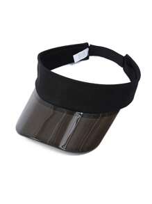 Casquette de baseball à bord transparent, chapeau léger de protection solaire casual, visière mode et polyvalente coupe-vent, convient pour le printemps et l'été