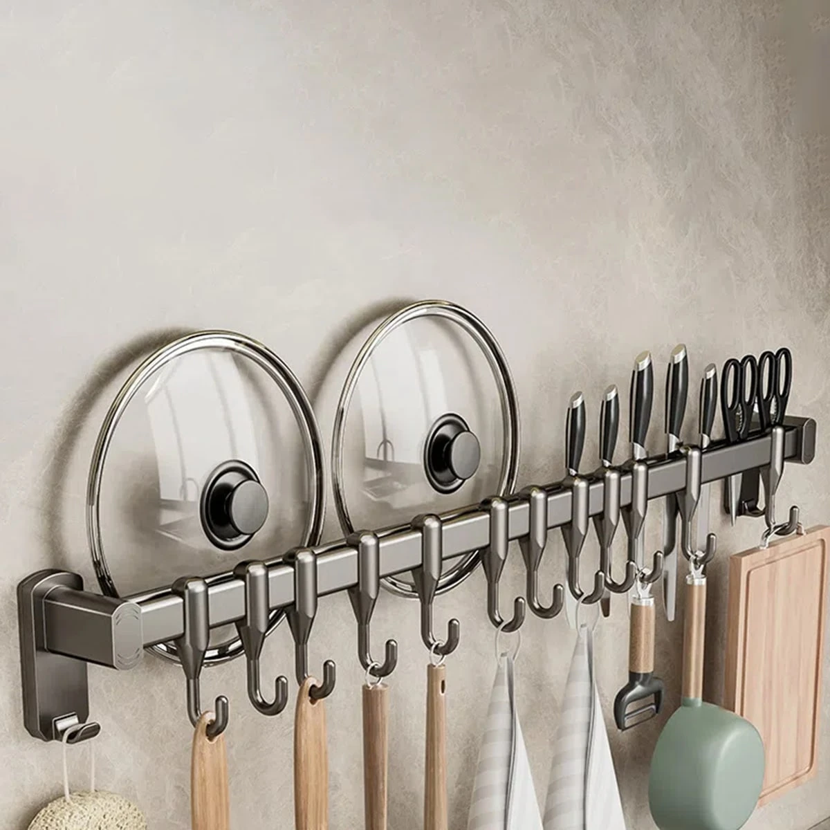 Organisateur De Cuisine Mural, Organisateur D'ustensiles De Cuisine