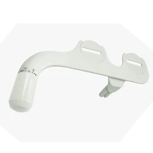 超薄自清洁马桶喷头 - 双喷嘴设计，适用于臀部和阴道后部女性卫生 - 防静电水压喷头 - 安装简便，适用于亚洲和欧洲马桶，白色/黑色 - 彩色 - 查看 5