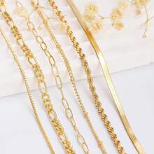 4pcs Set Hip-Hop Snake Bone Chain Alloy OT Clasp Bracelet, Suitable For Women's Daily Wear
