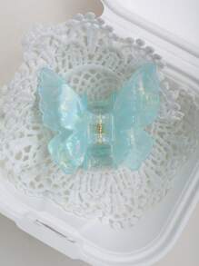 Cute Layered 3D Butterfly Hair Claws, Acrylic Mermaid Hair Clips - Multicolor - View 7