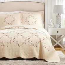 Hannalore Cotton Quilt, Twin - 鎮象牙 - 查看 4