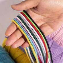 Corda in 100% cotone da 3mm, colorata, corda ritorta fatta a mano per macramè, filo per decorazioni fai-da-te, matrimoni, confezione da 100m