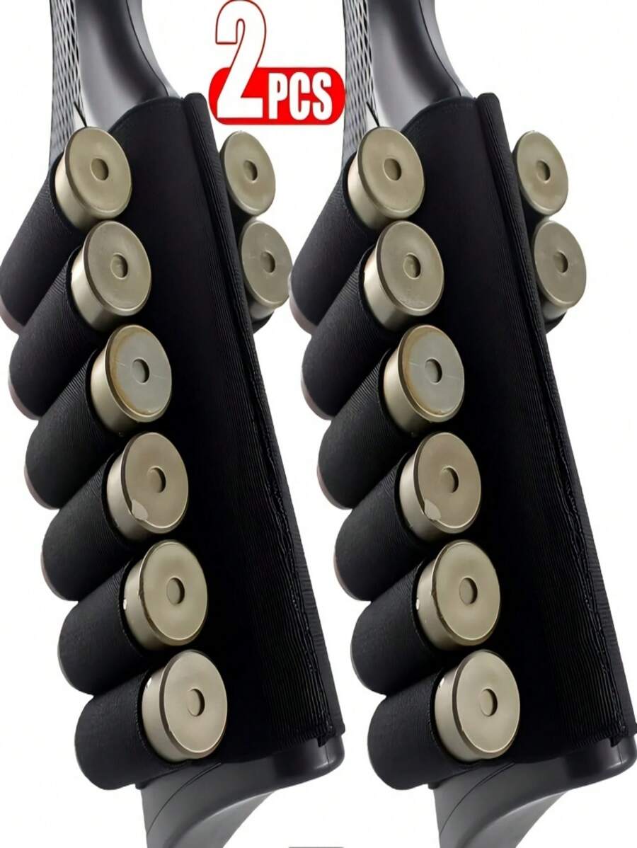 2 件装，8 孔 12GA 枪弹药袋，快速释放携带器