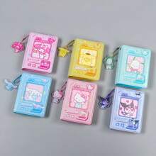Sanrio 40 Sheets/Book (With Pendant) Sanrio Ins Cute Pompompurin & Kuromi 1-Grid Photo Album, High Quality Idol Photo Collection Book, 3 Inch For,Back To School,School Supplies