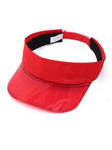 Casquette de baseball à bord transparent, chapeau léger de protection solaire casual, visière mode et polyvalente coupe-vent, convient pour le printemps et l'été