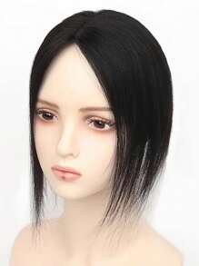 女士真人发饰 真人发 360° 全顶覆盖 女士稀疏真人发饰 9x10cm 女士发饰 - SNatural - 查看 7