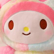 卡哇伊动漫三丽鸥我的美乐蒂毛绒玩偶房间装饰枕头玩具卡通可爱毛绒娃娃生日情人节礼物 8.66 英寸/22 厘米