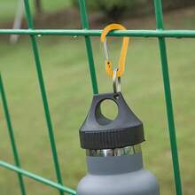 6 Piezas Clips de Mosquetón de Aleación de Aluminio Llavero Cierre de Broche Clips de Anillo en D Mochila Camping al Aire Libre - Verde - Ver 5