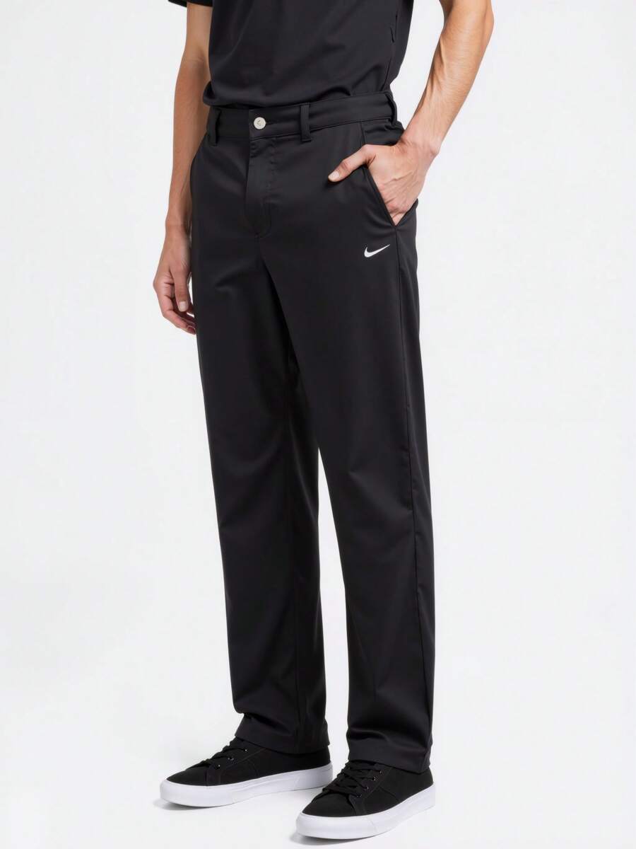 Nike El Chino Pants - Black/White - View 1