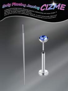 CIZME 银色无螺纹鼻钉 18g 平背鼻钉 18g 软骨耳环 平背 平背鼻钉 18 号无螺纹鼻环 推入式耳蜗耳钉 女士 8mm，平背耳环耳钉 无螺纹耳屏唇钉 软骨唇 美杜莎耳蜗 身体穿孔首饰 防过敏 男女皆宜 - 銀色 - 查看 19