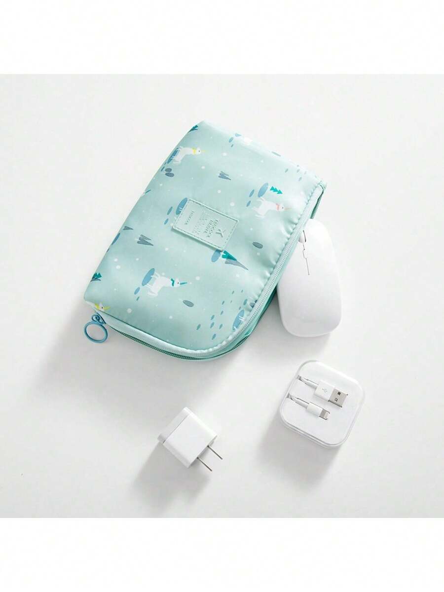 Waterproof Digital Storage Bag Mobile Phone Charging Data Cable Travel Storage Pouch Portable Charger Headset Organizer Bag