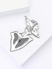 流行鲍鱼壳时尚女孩胸针女士礼服套装别针配饰派对宴会礼物 - Girl - 查看 4