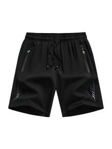 GRIM PANDA 3 Pack Celana Pendek Olahraga Pria, Panjang Selangkang 5 Inci, Cepat Kering, Celana Pendek Hiking, Celana Pendek Olahraga Ringan untuk Pria, Celana Pendek Gym, Lari - Hitam - View 3