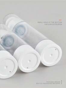 1pc 30ml/50ml/100ml Vacuum Bottle Mist Toner & Lotion Containers, Refillable Cosmetic Travel Accessories, Vacuum Travel Bottle Set With Pump Spray Bottles For Toner, Lotion, Empty Bottles.