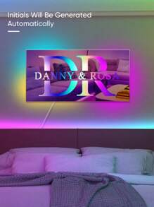 1pc Custom Name Mirror LED Light, Personalized Light Up Mirror Signs, Personalized Name Mirror Light For Wall, Custom Mirror LED Light, Personalized Name Mirror Light Bedroom Wall Art, Personalised Name Mirror LED Light Up Bedroom Sign, Birthday Gifts, Home Decoration, Anniversary Gifts, Holiday Gifts, House Warming Gifts, Gift For Her, Gift For Him,Colorful,Kawaii,Minimal Chic,Cute,Custom,Personalized,Unique,Ideal Gifts For Him,Ideal Gifts For Her,Her,Boyfriend,Girlfriend,Family,Friends,Nightlight,Neon Lights,Home Goods,Room Decor,Holiday Decor,For Anniversaries,For Birthdays,For Weddings - With Remote Control-upgraded Version - View 5