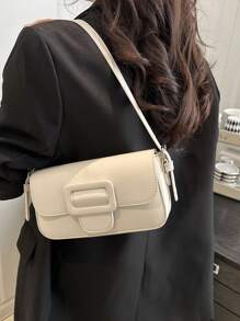 Geantă la modă și simplă pentru decorare cu centură, geantă de umăr casual, potrivită pentru cumpărături, portofele, cumpărături, femei tinere, studenți, nou-veniți, muncitori cu guler alb. Sunt foarte potrivite pentru birouri, universități, muncă, afaceri, navetă, activități în aer liber, călătorii și ieșiri