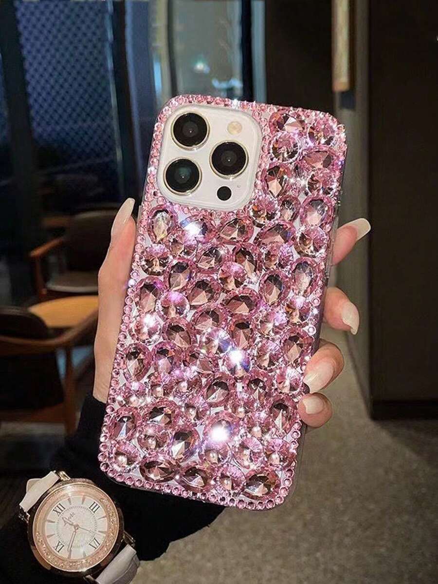 Sequins Luxury Full Coverage Rhinestone Phone Case Compatible With IPhone 11/12/13/14/15/15Plus/15Pro/15ProMax