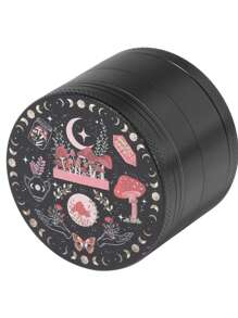 JBNG 2" Magic Moon Mushroom Grinder - Black - View 6