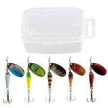 Topline Tackle 2pcs/5Pcs 9g Fishing Spinner Baits Lures Kit, As Hard Spinners Lure And Spinnerbaits For Bass Walleye Salmon Trout Trout Redfish