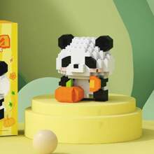 Seria de animale Panda Micro Particule Blocuri de construcție Model de jucărie, Asamblare DIY Drăguț de desene animate Decorare desktop Decor Cadou