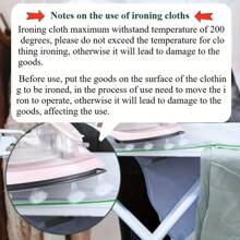 Protective Ironing Mesh Mat - 1pc Withstand High Temperature Ironing, Utility Hooks For Home Use - Multicolor - View 10