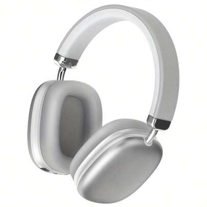 Bluetooth Headphone, Adjustable Wireless Headset For Phone / Computer / Tablet, Sliver