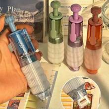 1pc High Viscosity Rotating Press Polka Dot Glue Stick, Double-Sided Tape For Scrapbooks, Crafts, School/Office Supplies