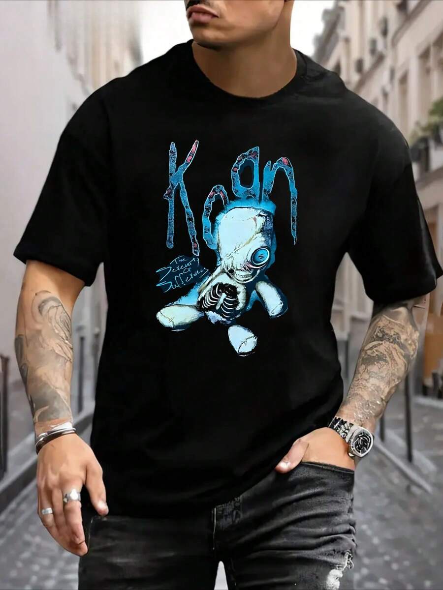 Men T-Shirts - Black - View 1