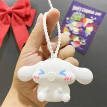 Sanrio Sanrio Hello Kitty&Friends PVC Keychain, Cute Cartoon Animal Themed Backpack Ornament, , Buckle, Suitable For Decoration, Party Fun Gift, Anime Inspired Keychain