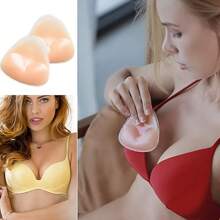 2pcs Invisible Self-Adhesive Thick Waterproof Silicone Bra Inserts & Breast Pads - Multicolor - View 11