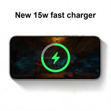 XBJ White The Mini Portable Mobile Phone Power Bank Charger Has A Capacity Of 5000 MAh And Features Wireless Magnetic Fast Charging With A Super-Fast Charging Power Of 15W. It Is Suitable For Wireless Charging Of Various Phone Models And Other Series Of Mobile Phones, And Is Compatible With Most Electronic Products On The Market. It Is The Best Emergency Power Source For Business Trips, Travels, Camping And Other Outdoor Activities.White - Sạc không dây từ tính siêu nhanh 15W - Xem 3