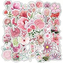 60 Pcs Waterproof Floral & Botanical Sticker Set For Decorating Motorcycle, Desk, Wall, Scrapbooking, Notebook, Laptop, Water Bottles, DIY Uses