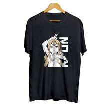 T-Shirt Distro Anime Sticker TSUMUGI KOTOBUKI - K-ON 100% Cotton Combed 30s - Black - View 1