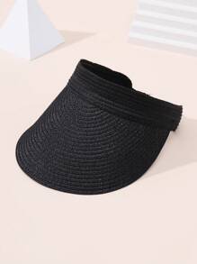 Women's Straw Sun Hat, Wide Brim Rollable & Foldable, Summer Beach Hat - Multicolor - View 14