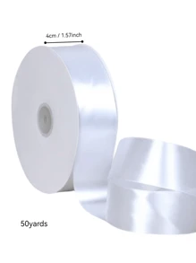 Ruy băng satin họa tiết hoa hồng, 4cm x 50 yard/cuộn, ruy băng dệt không phai màu, thích hợp để làm hoa hồng ngày Valentine, đám cưới, tiệc tùng, phụ kiện tóc, nơ, trang trí đám cưới, thiệp mời, trang trí sinh nhật, đồ thủ công DIY, các dự án may vá. - Nhiều màu - Xem 14