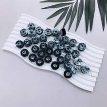 5-100pcs Pack Plastic Bobbins Thread For Household Sewing Machine Polyester Black White