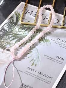 1 件石头风格手机挂绳，时尚多色防丢失手机带，背包挂绳，适合女性手机链礼物，送给母亲、家人、朋友、生日、节日手机饰品 - 彩色 - 查看 6