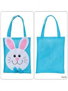 1pc Easter Decorations Cartoon Rabbit Portable Storage Bag Home Decoration Festival Supplies