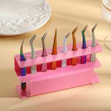 1 cái Giá đỡ nhíp mi bằng acrylic-Giá đỡ nhíp nối mi-Hộp trưng bày-Hộp đựng mi-Bộ sắp xếp-Dụng cụ nối mi-Có thể dùng để cất dụng cụ nối mi/Dụng cụ làm móng/Dụng cụ sửa chữa điện tử - Nhiều màu - Xem 5