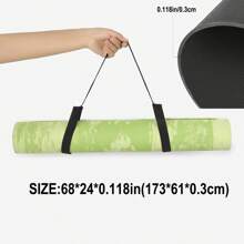 1 件可折叠 TPE 瑜伽垫，适合初学者、健身、舞蹈练习和防滑瑜伽垫 - 彩色 - 查看 12