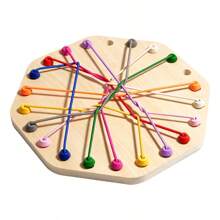 Wooden Rope Tangle Puzzle Toy, Enhances Logic Thinking And Concentration, Interactive Board Game For Parent-Child - Multicolor - View 9