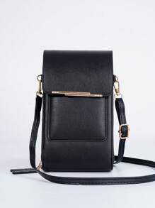 1 Piece 斜挎包 触屏钱包 女士钱包 长款钱包 拉链钱包 手机钱包 旅行钱包 多层带卡槽 可装信用卡/身份证/钱/现金/护照 多功能 带腕带 旅行商务通勤 经典简约休闲 仅限女性 新手和白领 大容量 多功能实用 - 彩色 - 查看 4