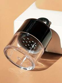 1pc 3-In-1 Portable Makeup Powder Case With Puff, Mini Storage Box Loose Powder Container Home Organizer Box Sealed Waterproof Travel Box With Lid, Reusable Empty Loose Powder Case Makeup Containers, Compact Travel Setting, Blush & Contour Box For Women - Multicolor - View 3