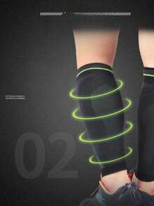 A Sports Leg Protector Compression Knitted Anti-Slip Leg Protector For Riding, Running, Fitness And Mountaineering Outdoor Sports Leg Protector