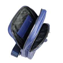 Perry Ellis Casual Large Capacity Men's Crossbody Bag - 寶藍色 - 查看 6